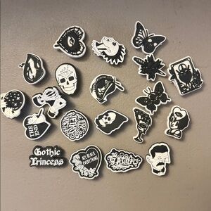 “Goth” Jibbitz for Crocs